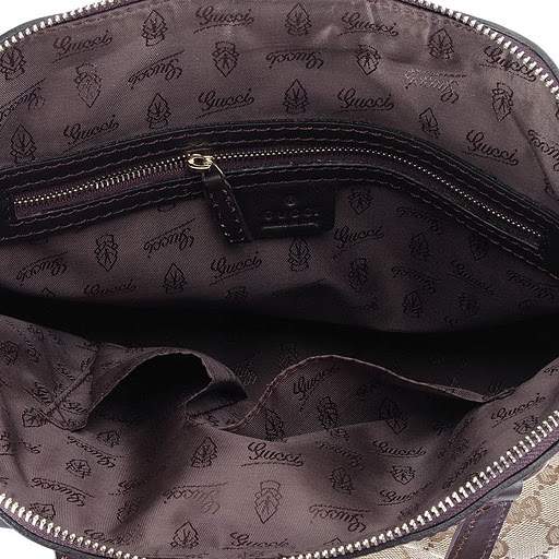 1:1 Gucci 247279 Gucci Charm Medium Top Bags-Coffee Fabric